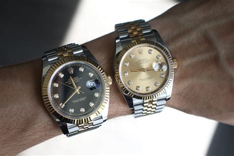 rolex datejust 36mm vs 41mm